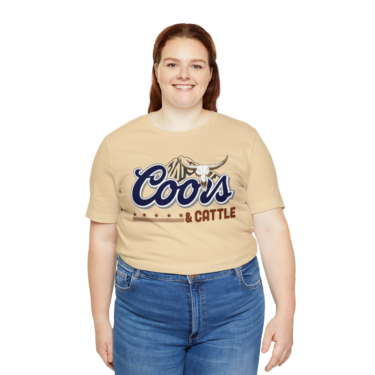 Beer and Cattle Unisex Jersey Short Sleeve Tee