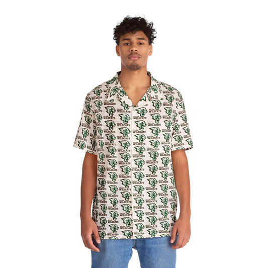 Salem Wildcats Hawaiian Shirt - White