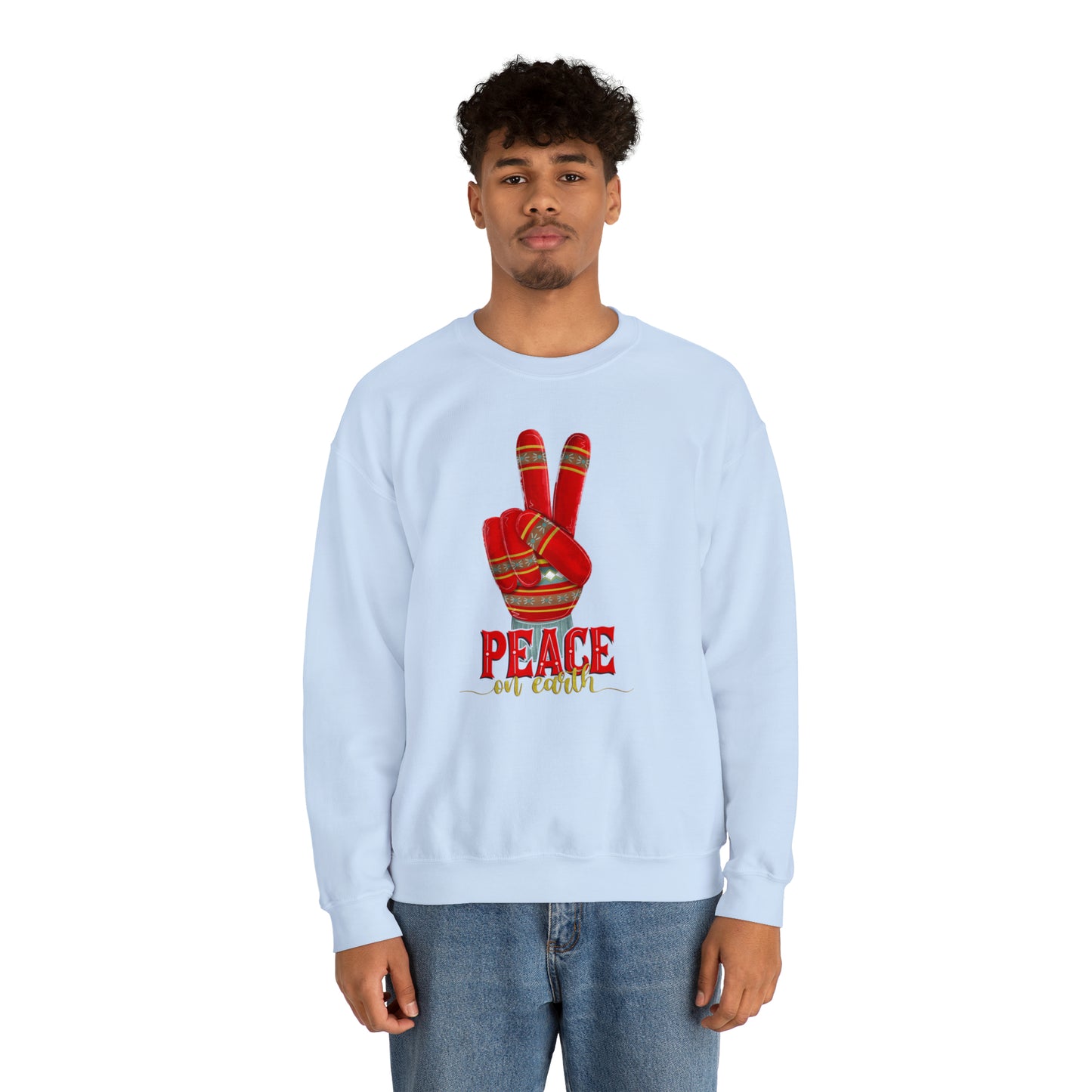 Peace on Earth Heavyweight Crewneck Sweatshirt