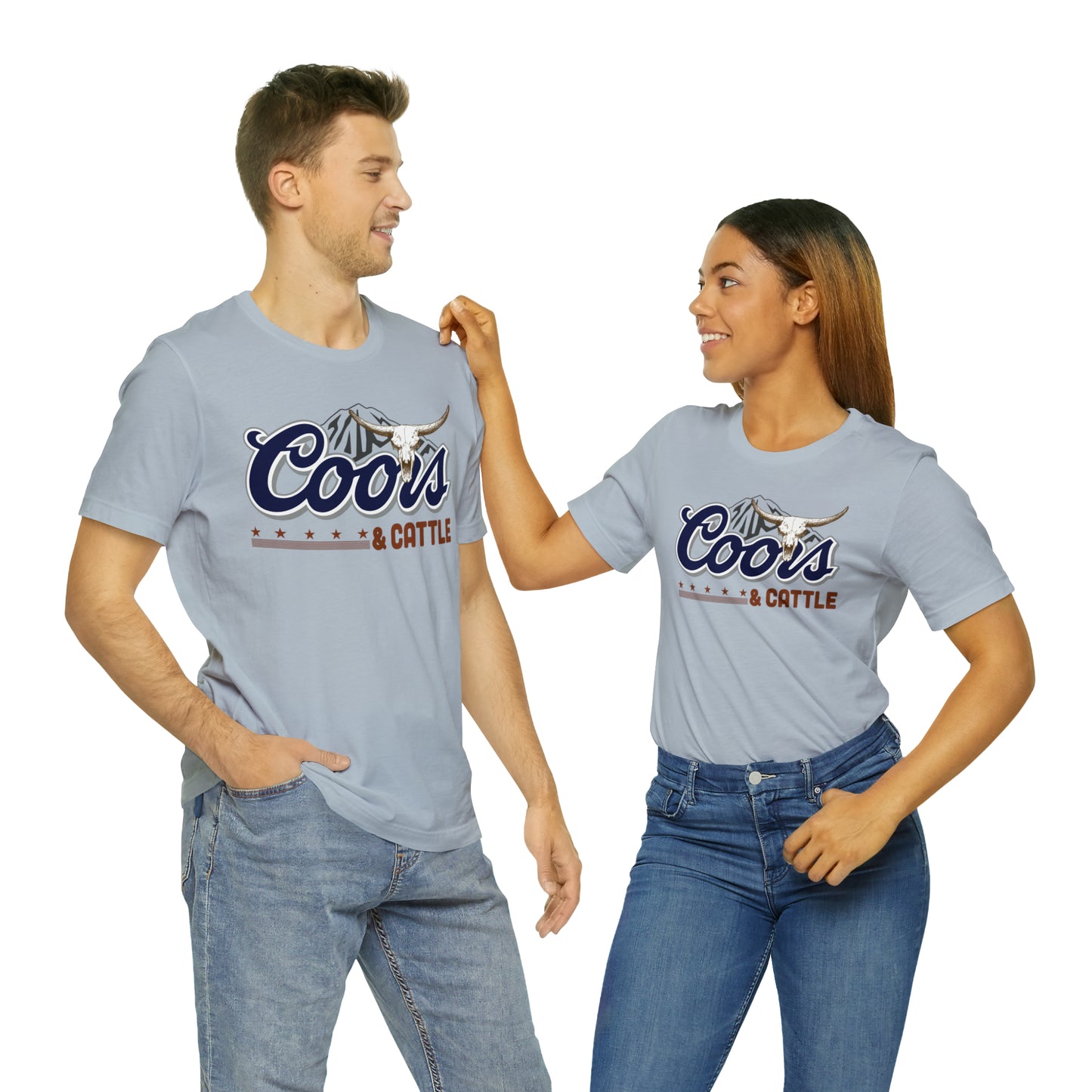 Beer and Cattle Unisex Jersey Short Sleeve Tee