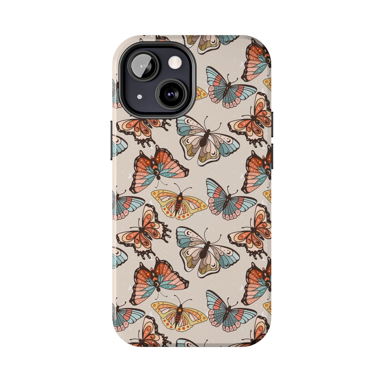 Butterfly Brown Tough Phone Cases