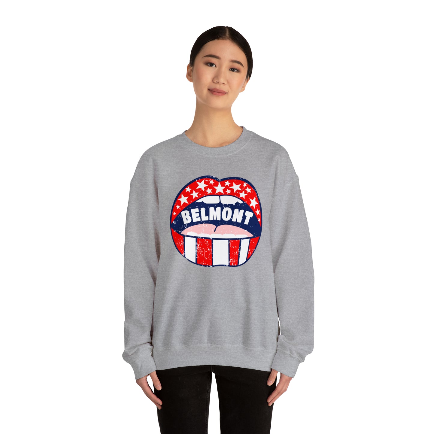 Belmont University Lips Crewneck Sweatshirt