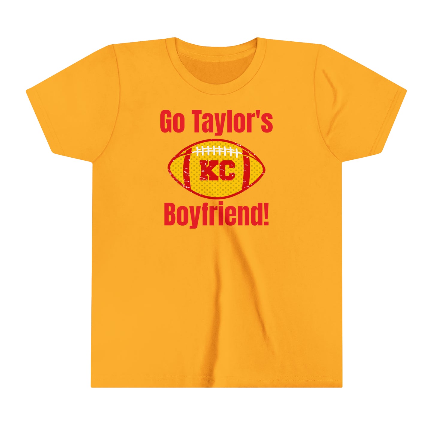 Go Taylor's Boyfriend Swift and Kelce Football Youth Short Sleeve Tee