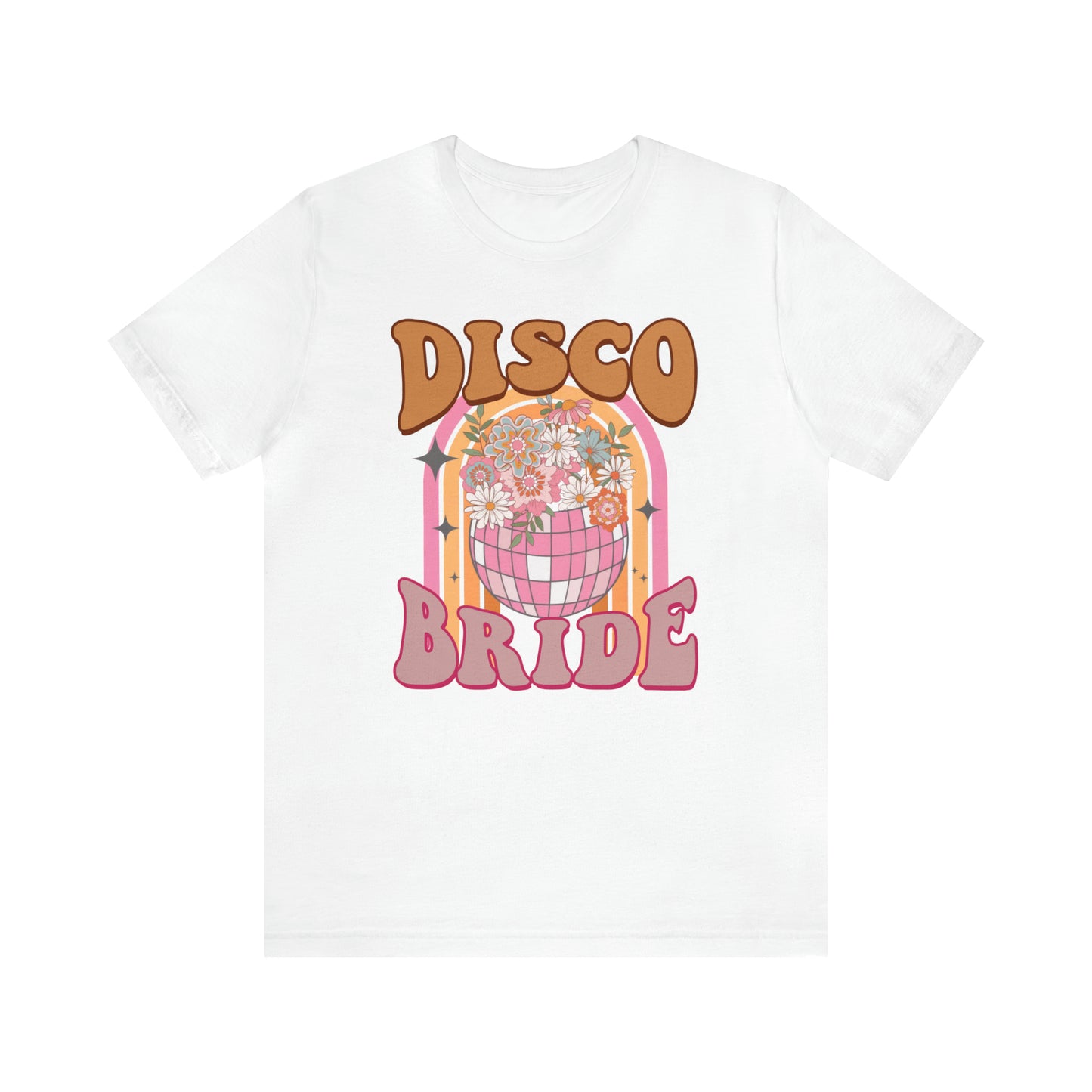 Retro Disco Bride Mirror Ball T-Shirt