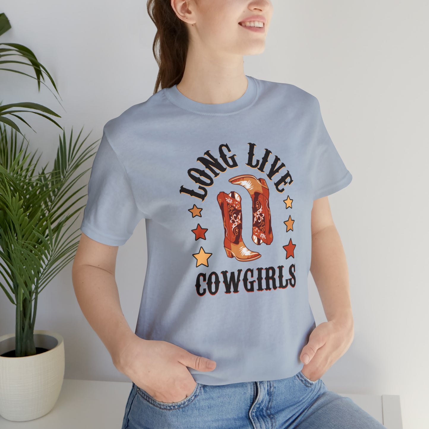 "Long Live Cowgirls" Unisex Jersey Short Sleeve Tee