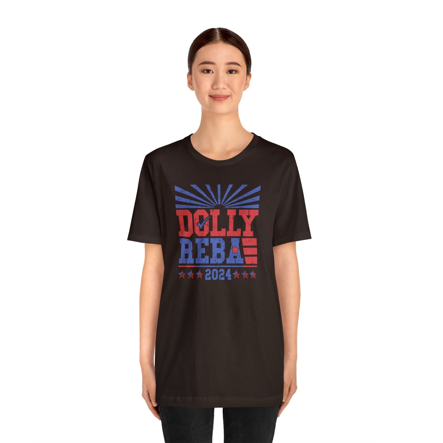 Dolly Reba for President 2024 Bella Jersey Short Sleeve Tee (Unisex)