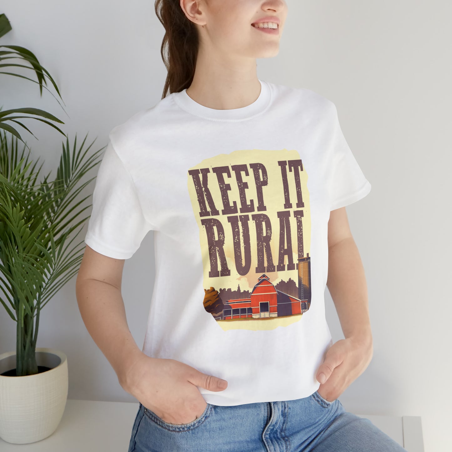 "Keep It Rural" Unisex Jersey Short Sleeve Tee