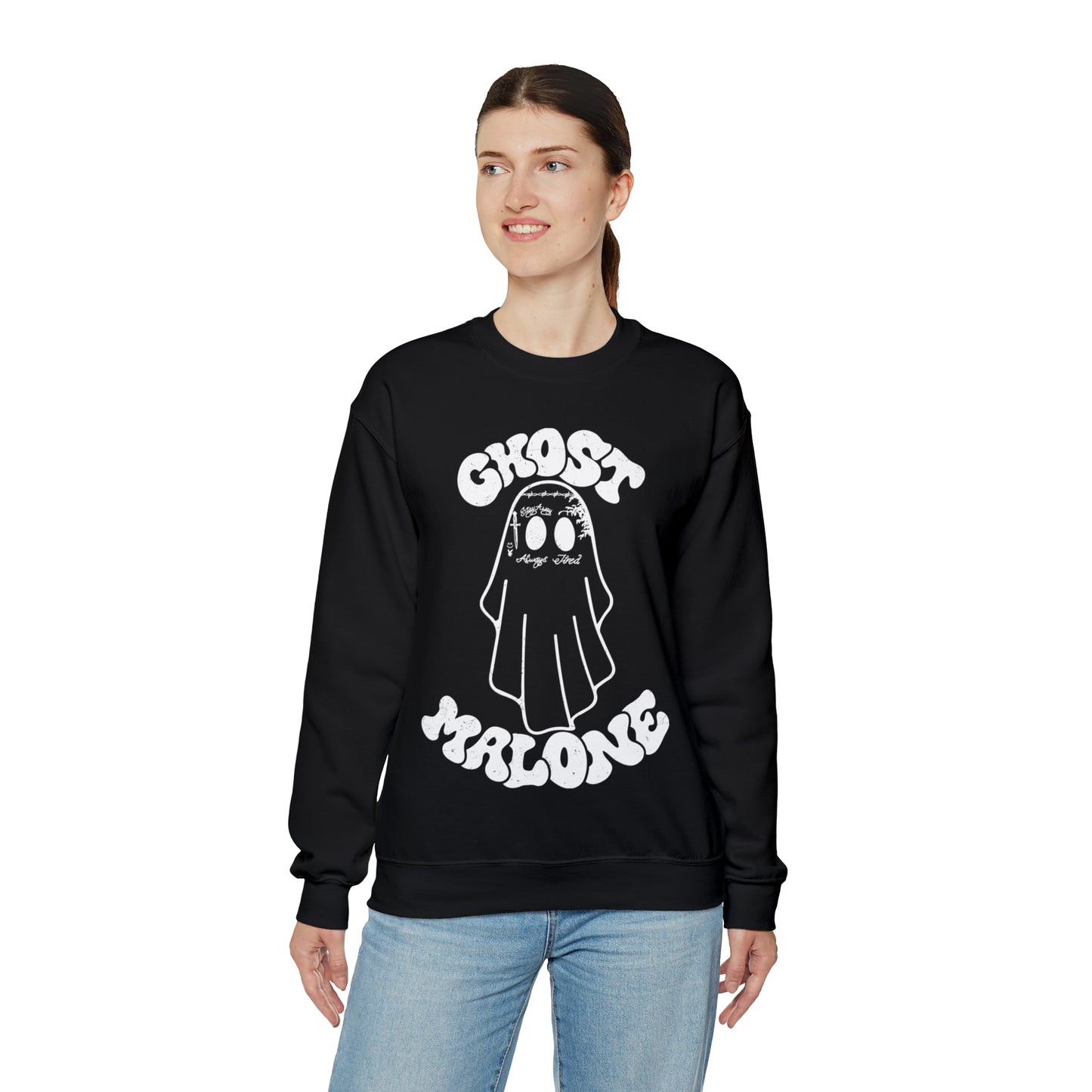 Ghost Malone Halloween Heavy Blend™ Crewneck Sweatshirt