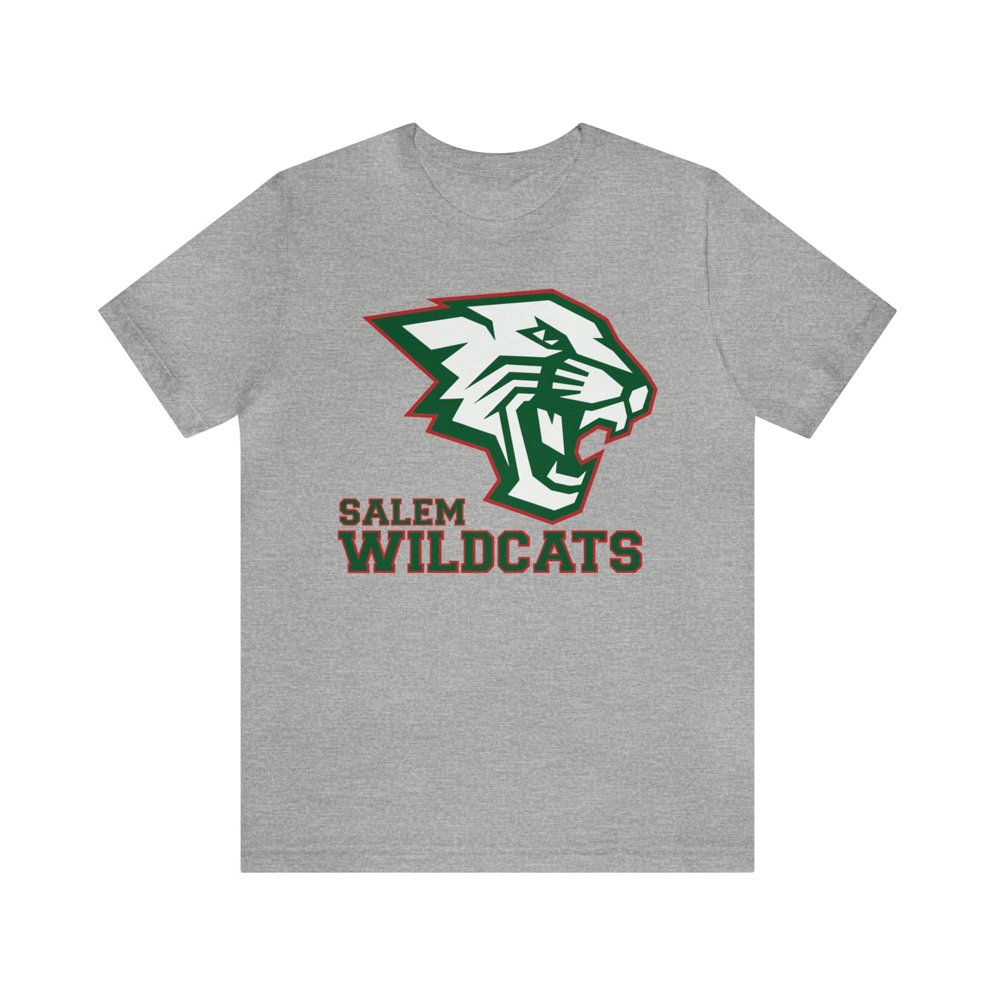 Salem Wildcats Jersey Short Sleeve Tee - Green Print