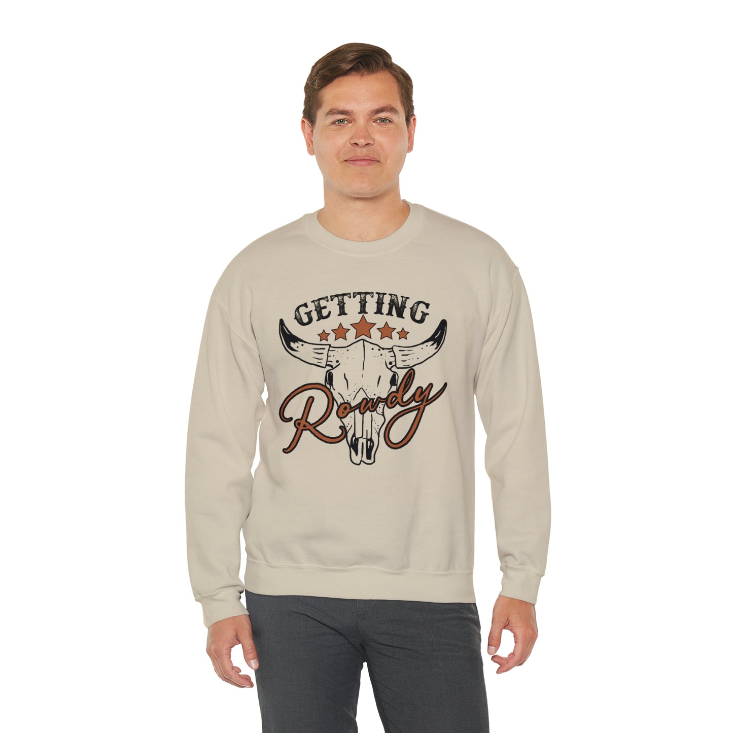 Vintage Getting Rowdy Party/ Bridesmaid/ Groomsman Unisex Heavy Blend™ Crewneck Sweatshirt