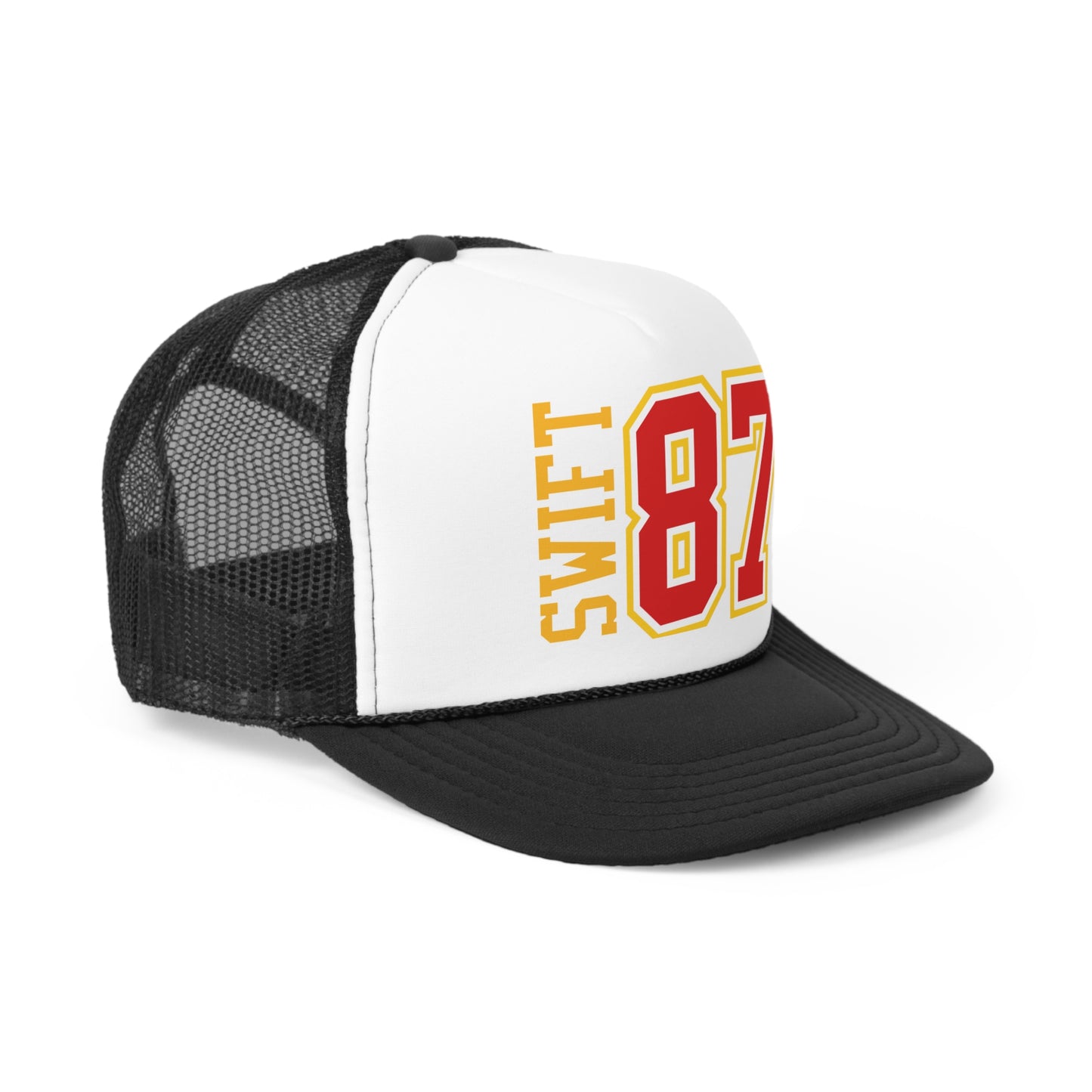 Swift 87 Yellow Vertical University Tall Trucker Caps