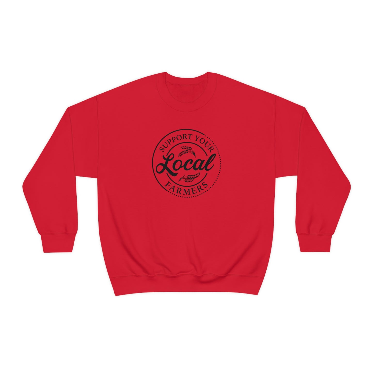 "Support Your Local Farmers" - Unisex Heavy Blend™ Crewneck Sweatshirt