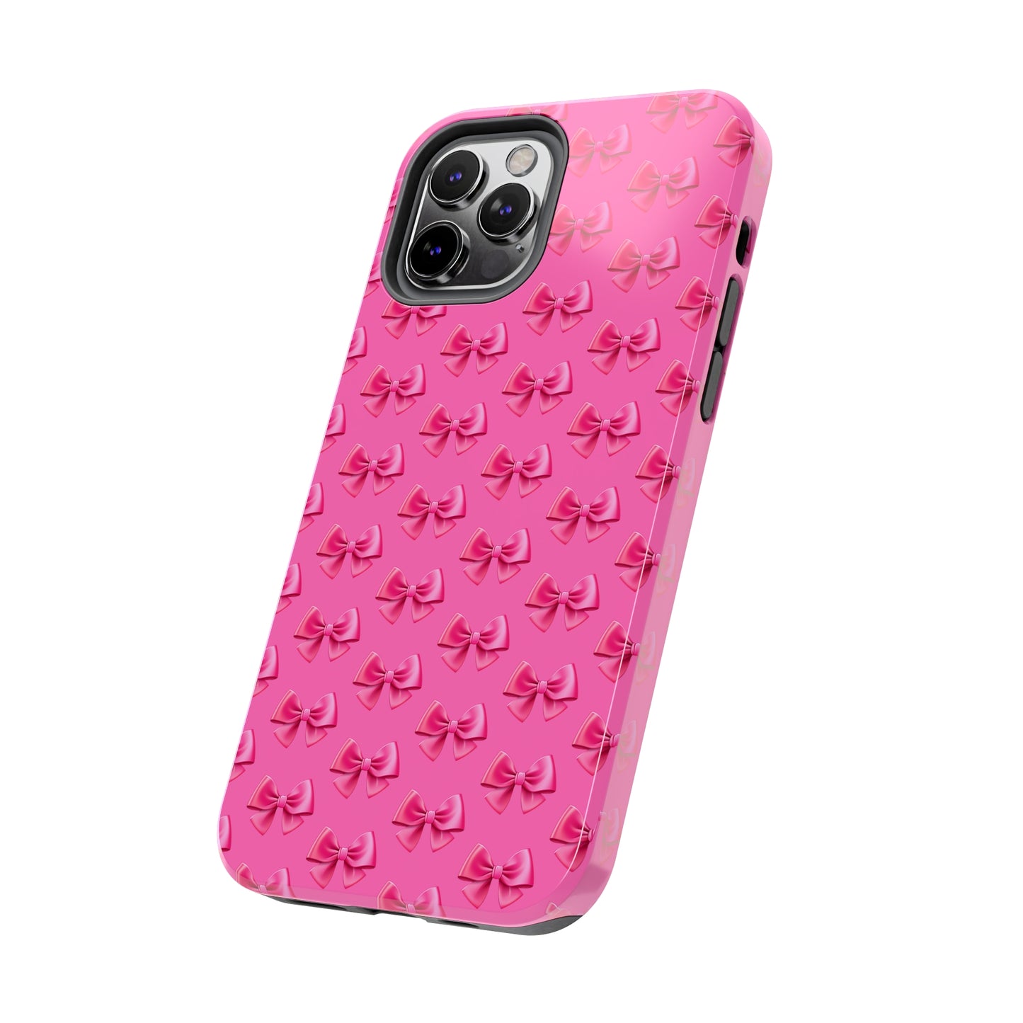 Barbie Pink Bows Themed Tough Phone Cases