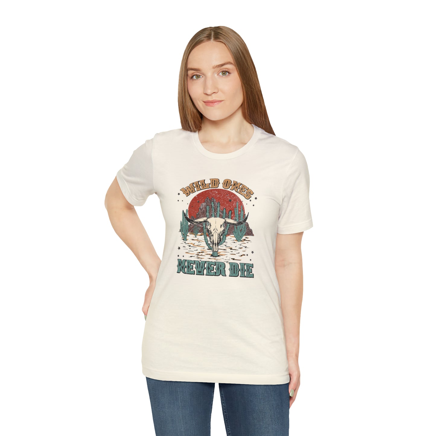 "Wild Ones Never Die" Unisex Jersey Short Sleeve Tee