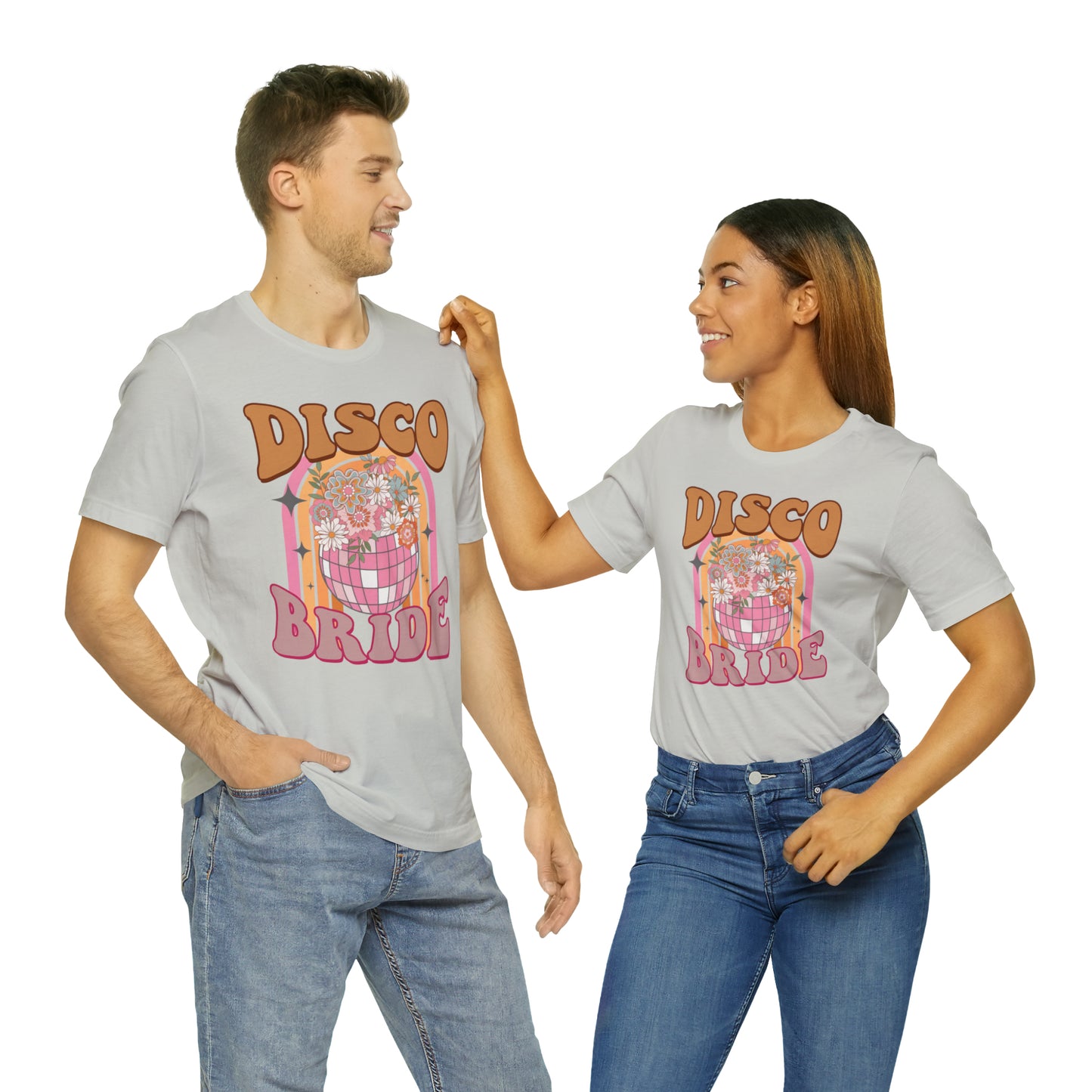 Retro Disco Bride Mirror Ball T-Shirt