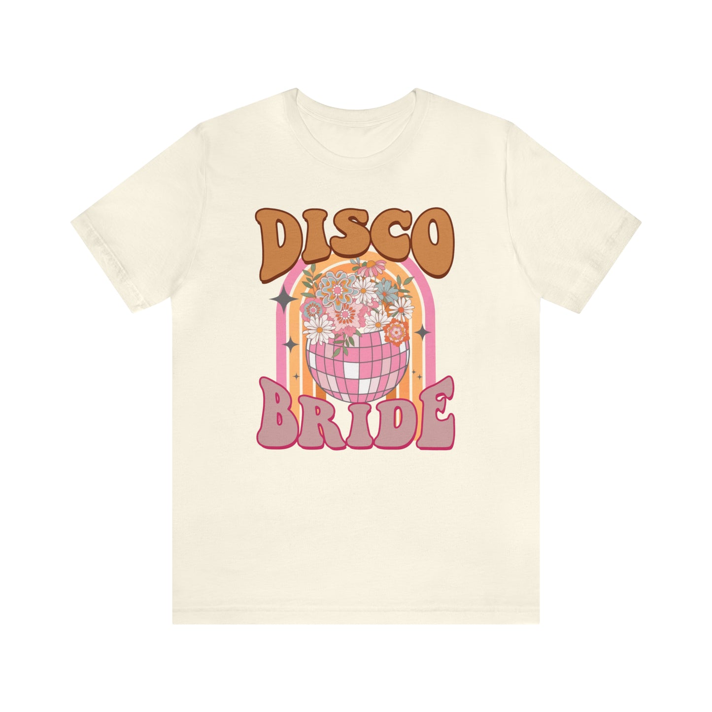 Retro Disco Bride Mirror Ball T-Shirt