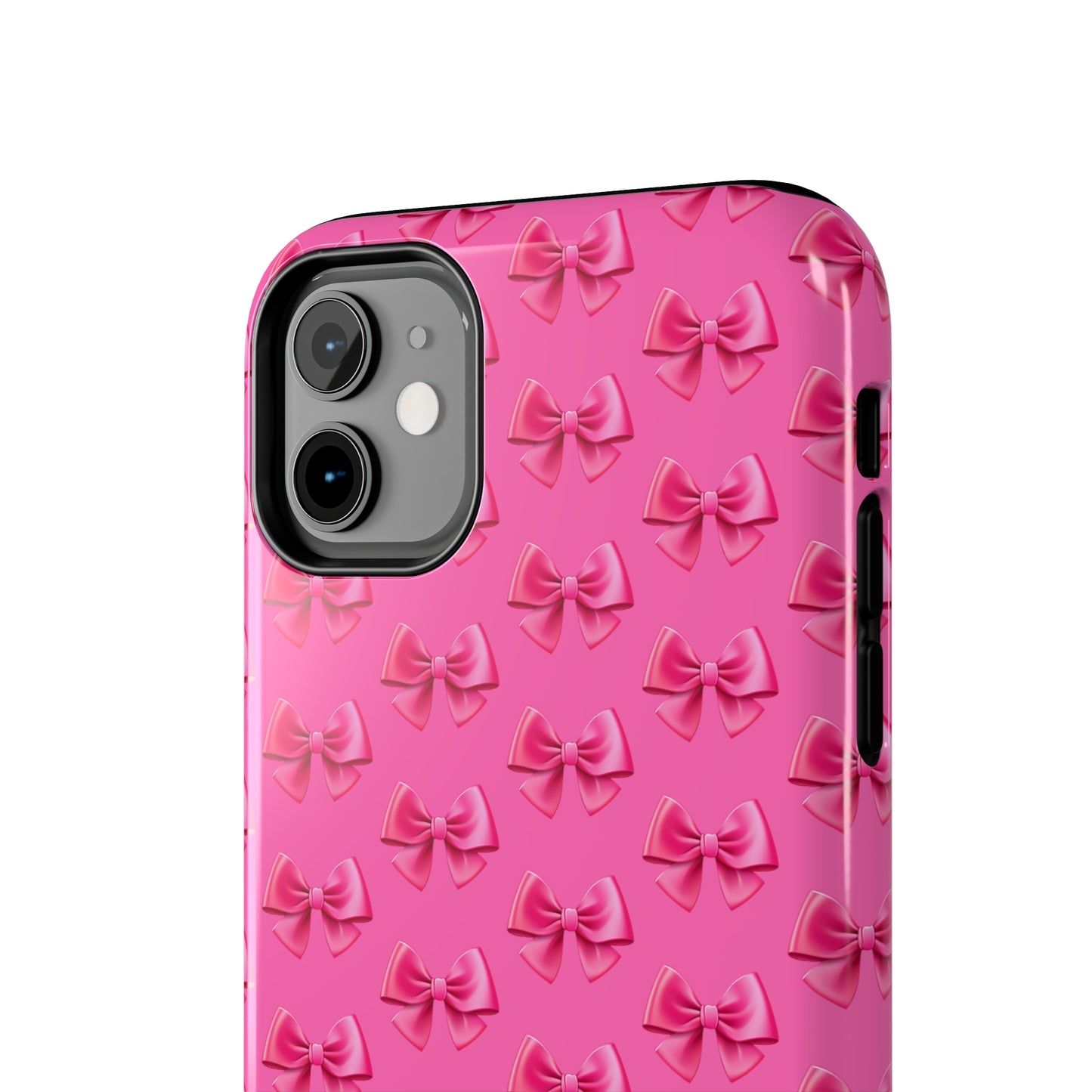 Barbie Pink Bows Themed Tough Phone Cases