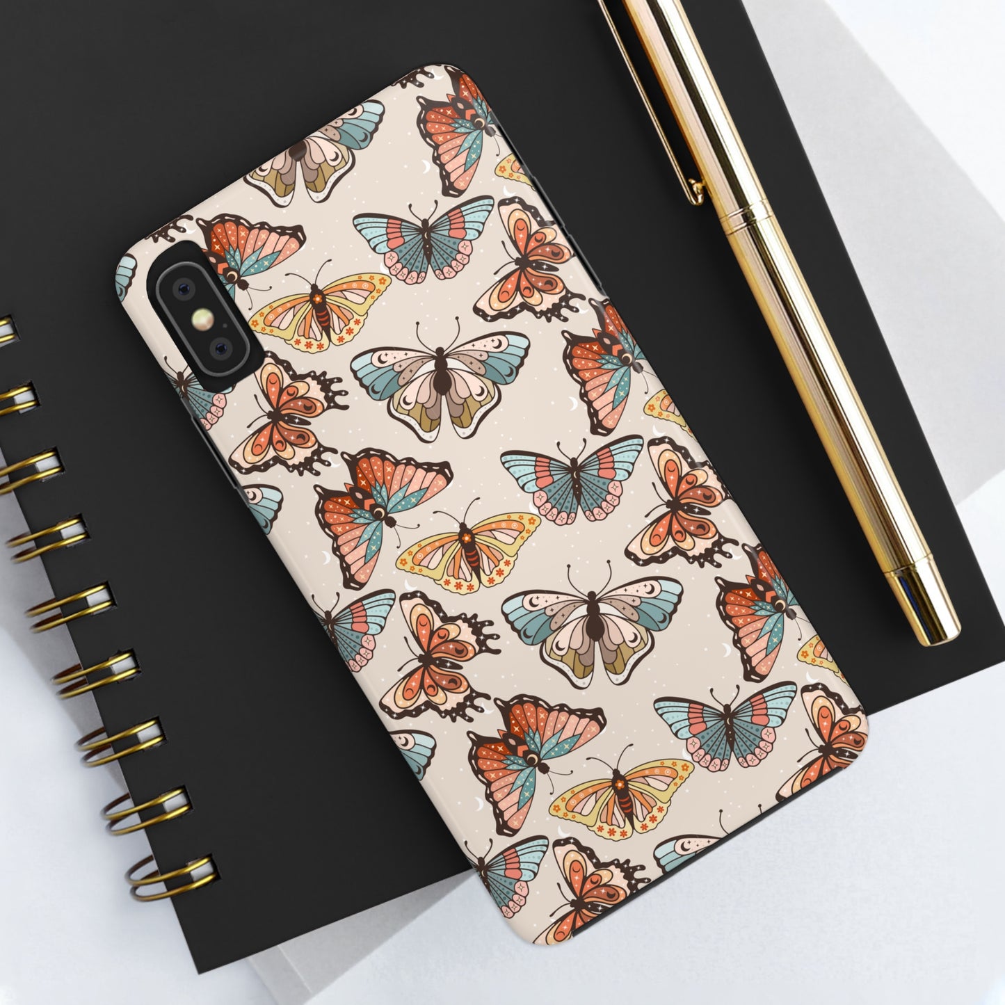 Butterfly Brown Tough Phone Cases