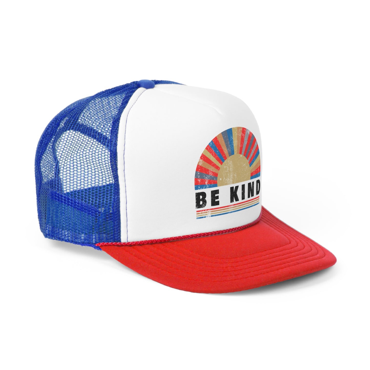 Be Kind Sunburst Tall Trucker Caps