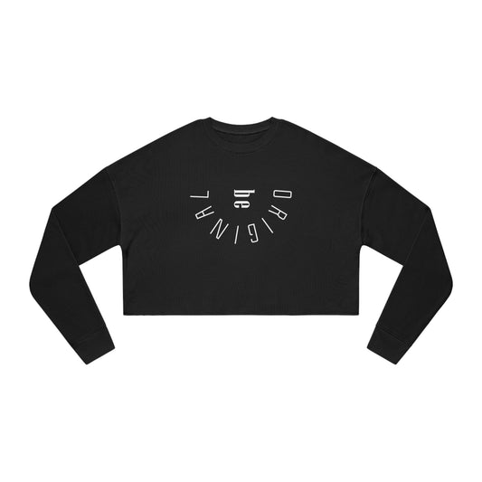 Be Original Cropped Sweatshirt - Black