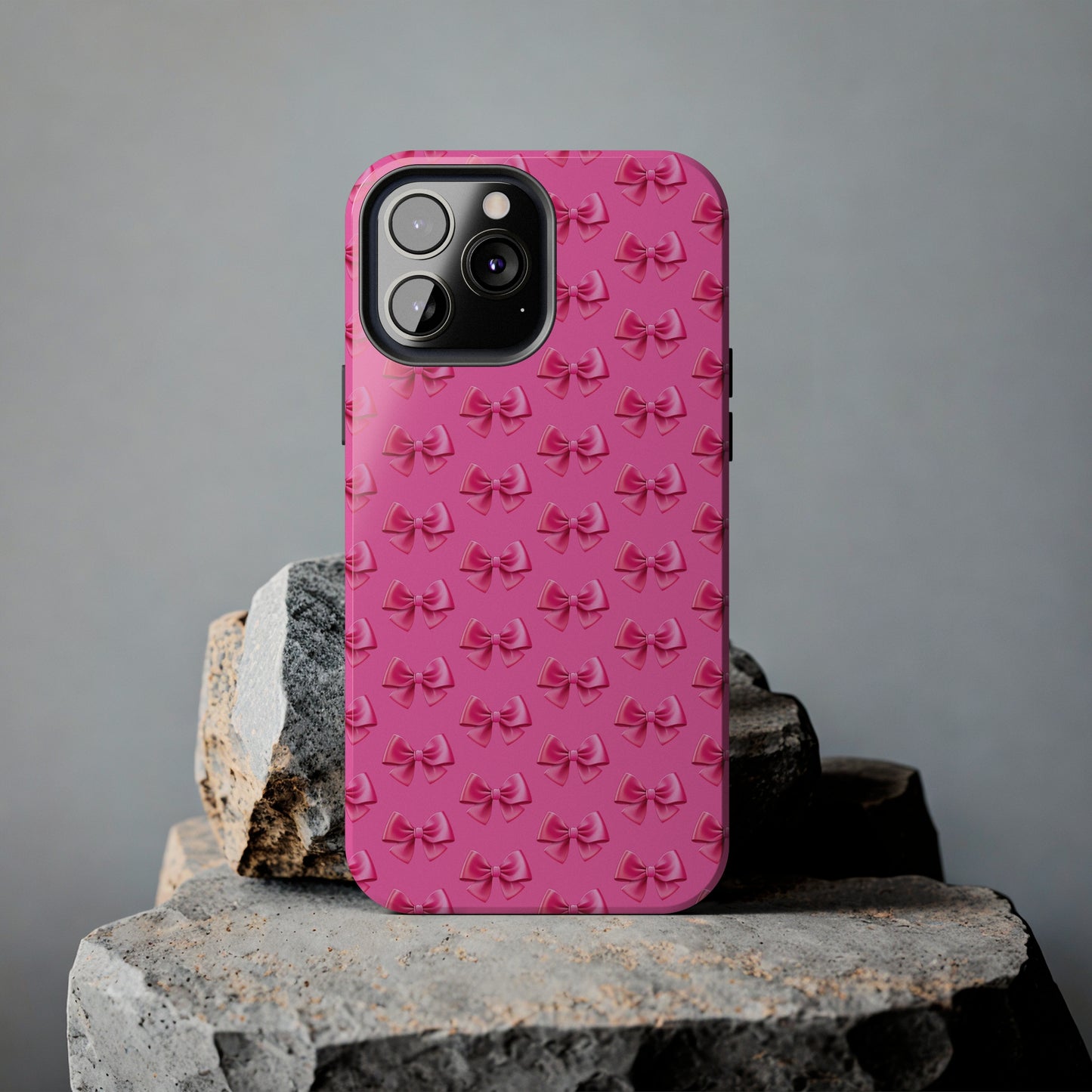 Barbie Pink Bows Themed Tough Phone Cases