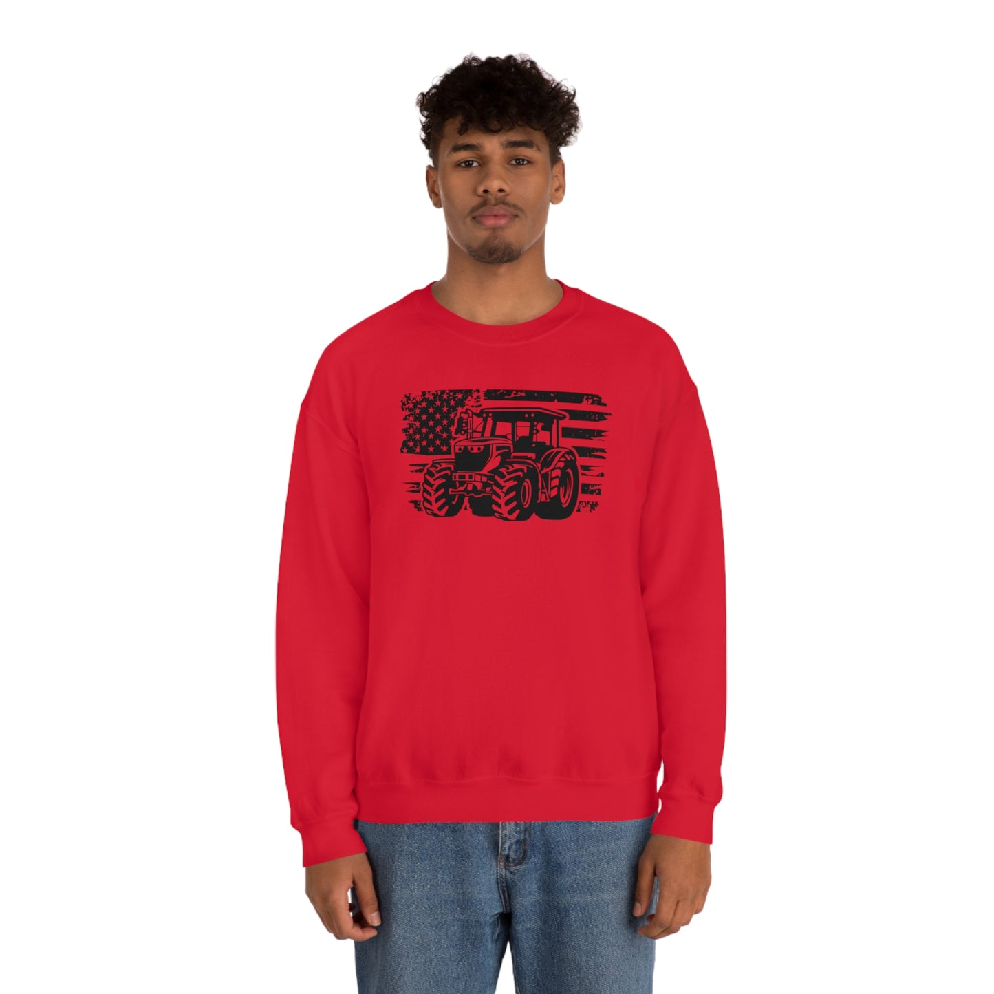 "American Tractor" - Unisex Heavy Blend™ Crewneck Sweatshirt