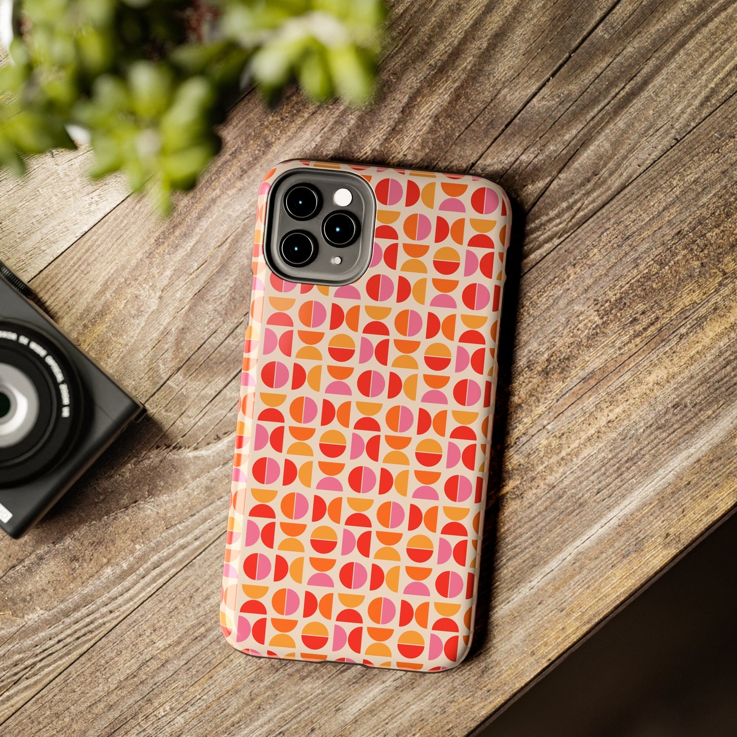 Retro Circle Tough Phone Cases