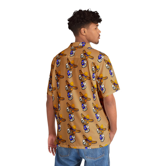 Freeburg Sombrero Midget Men's Hawaiian Shirt - Tan