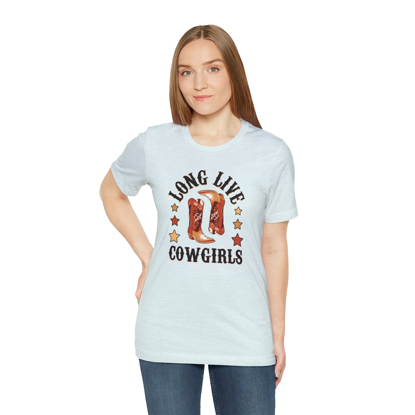 "Long Live Cowgirls" Unisex Jersey Short Sleeve Tee