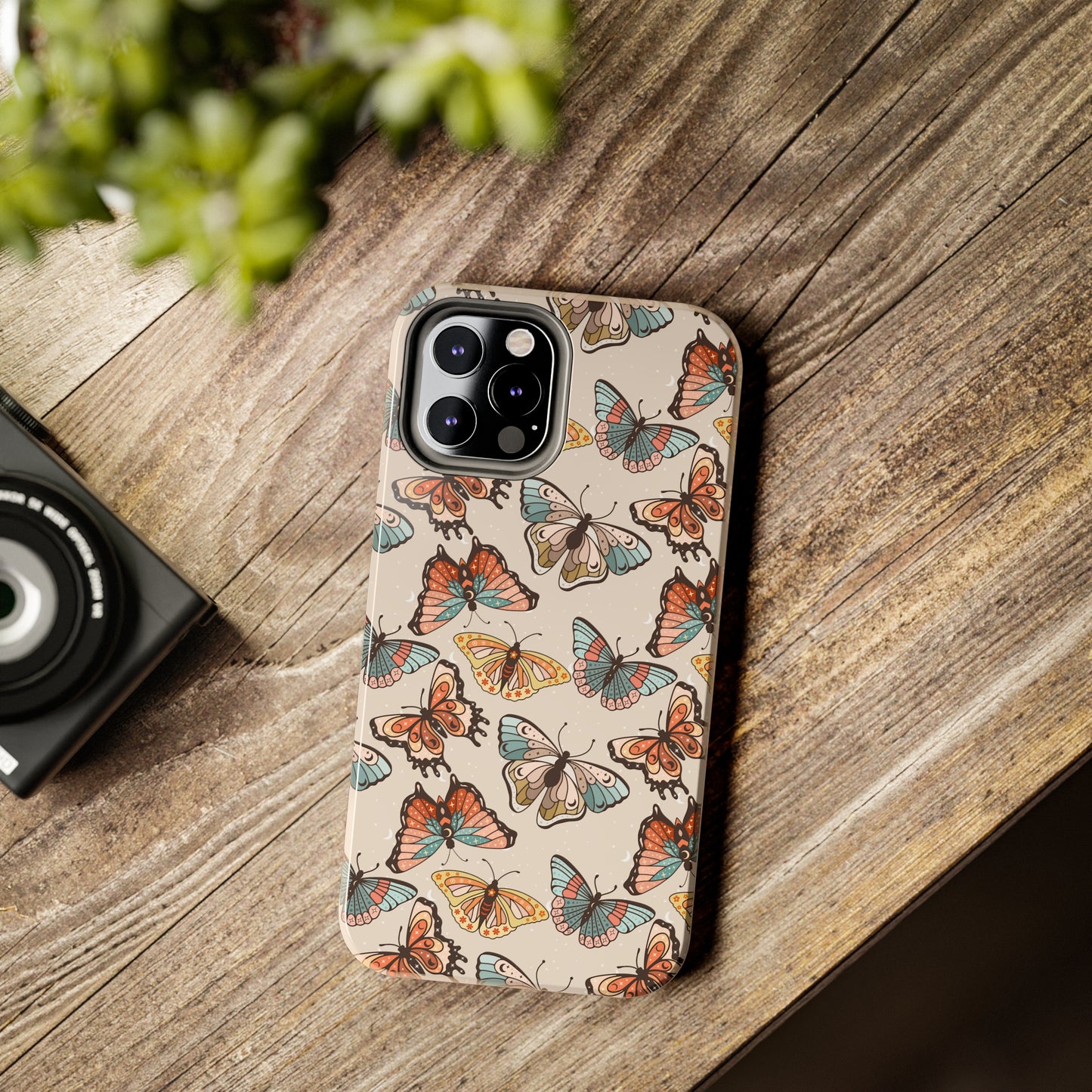 Butterfly Brown Tough Phone Cases