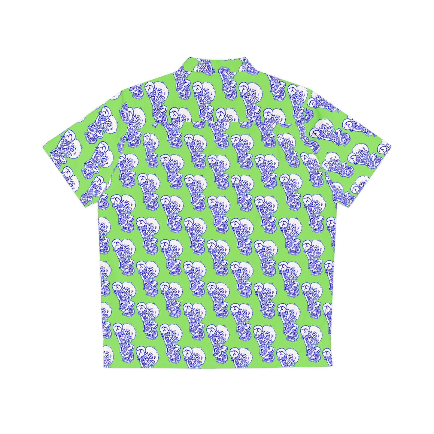 Freeburg Midget Men's Hawaiian Shirt - Lime Green