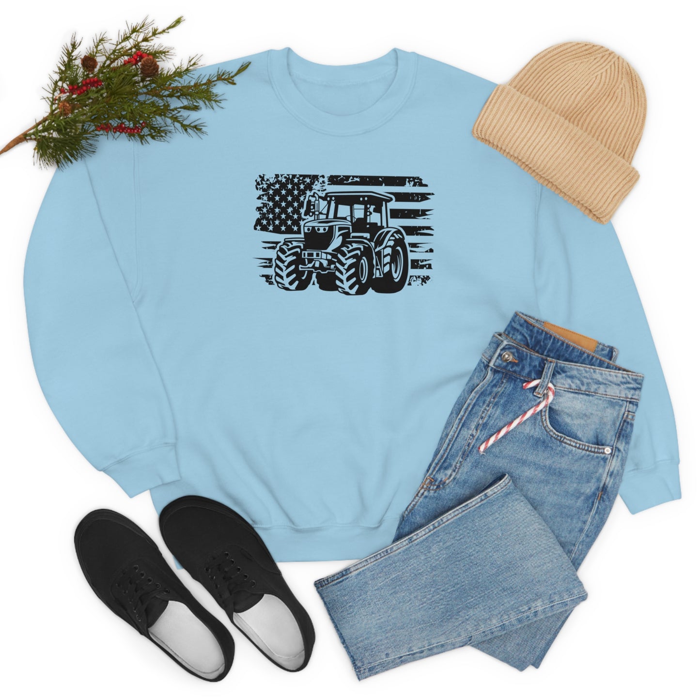 "American Tractor" - Unisex Heavy Blend™ Crewneck Sweatshirt