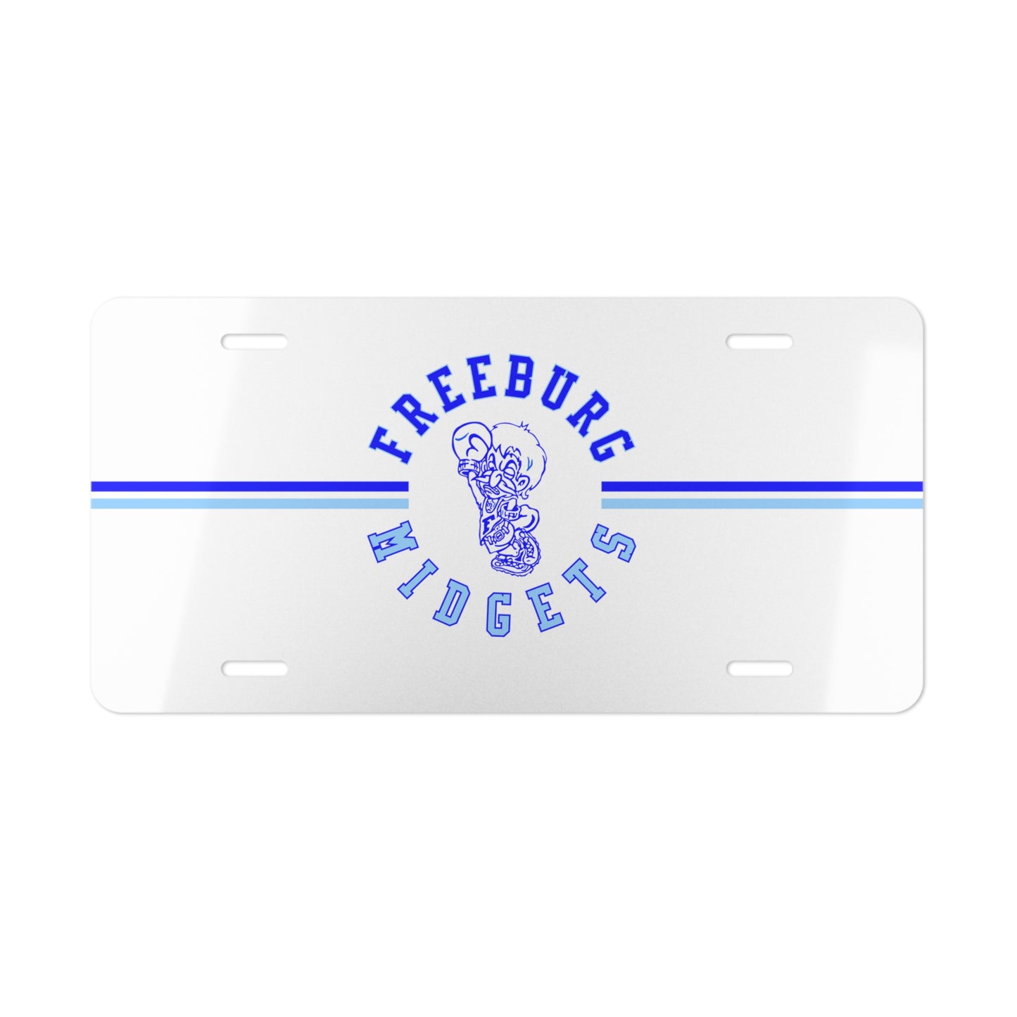 Freeburg Midgets Circle Logo Vanity Plate - White – bhavabrand