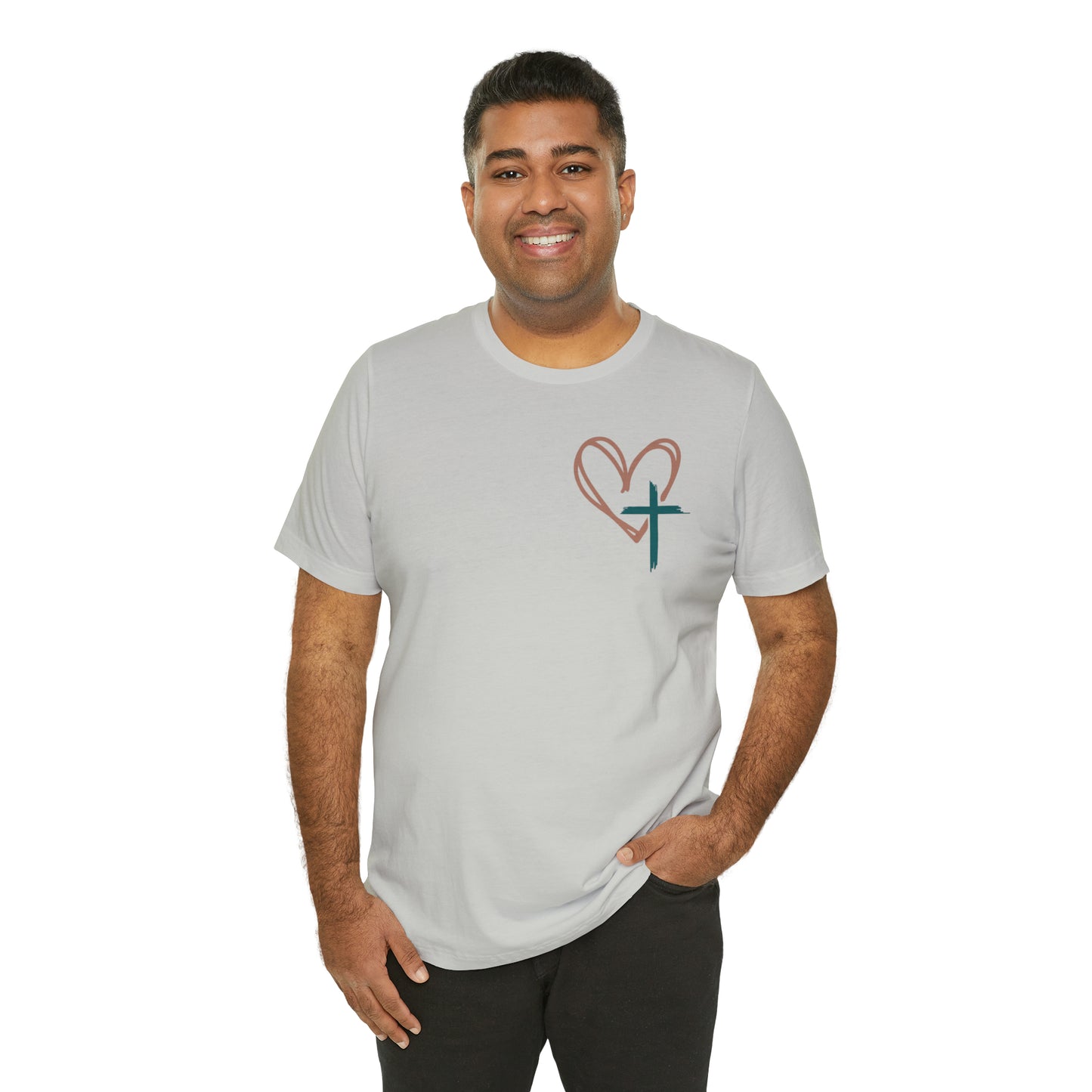 Amen Amen Amen with Cross Front and Back Design T-Shirt