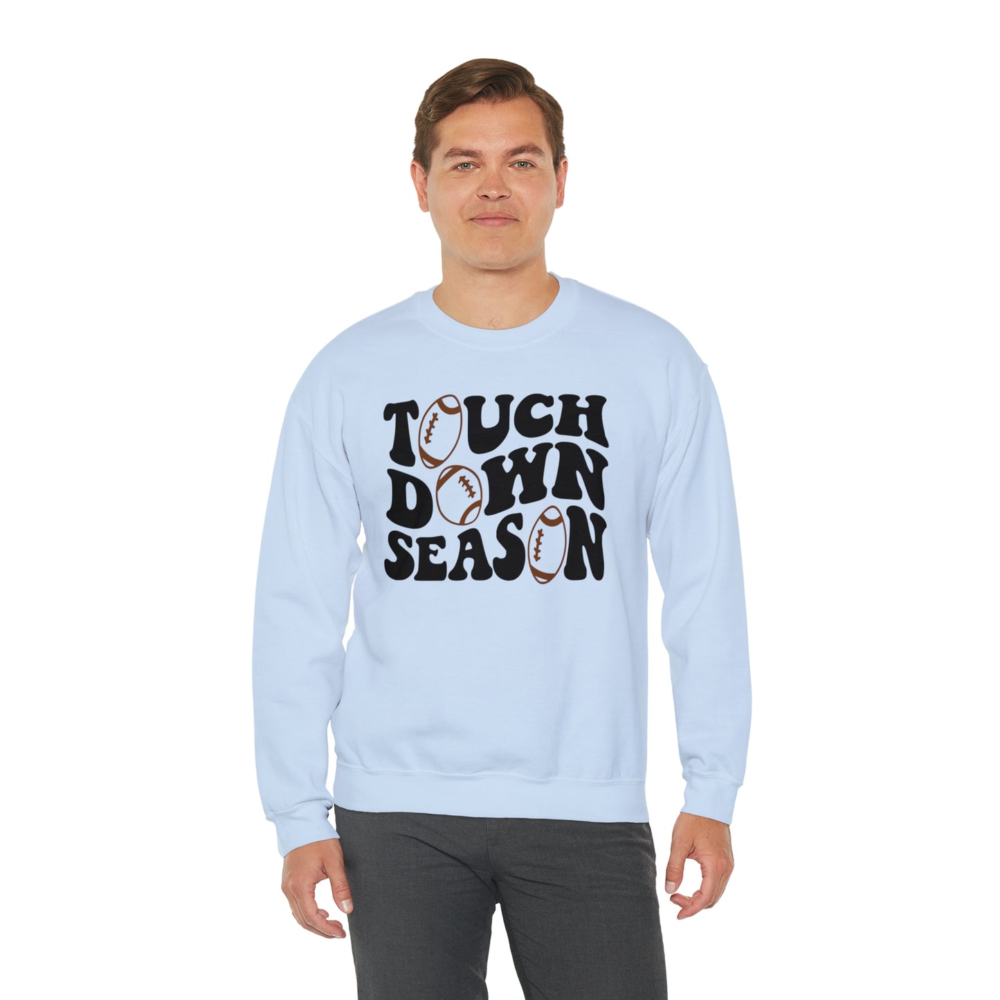 Touch Down Season Heavy Blend™ Crewneck Sweatshirt