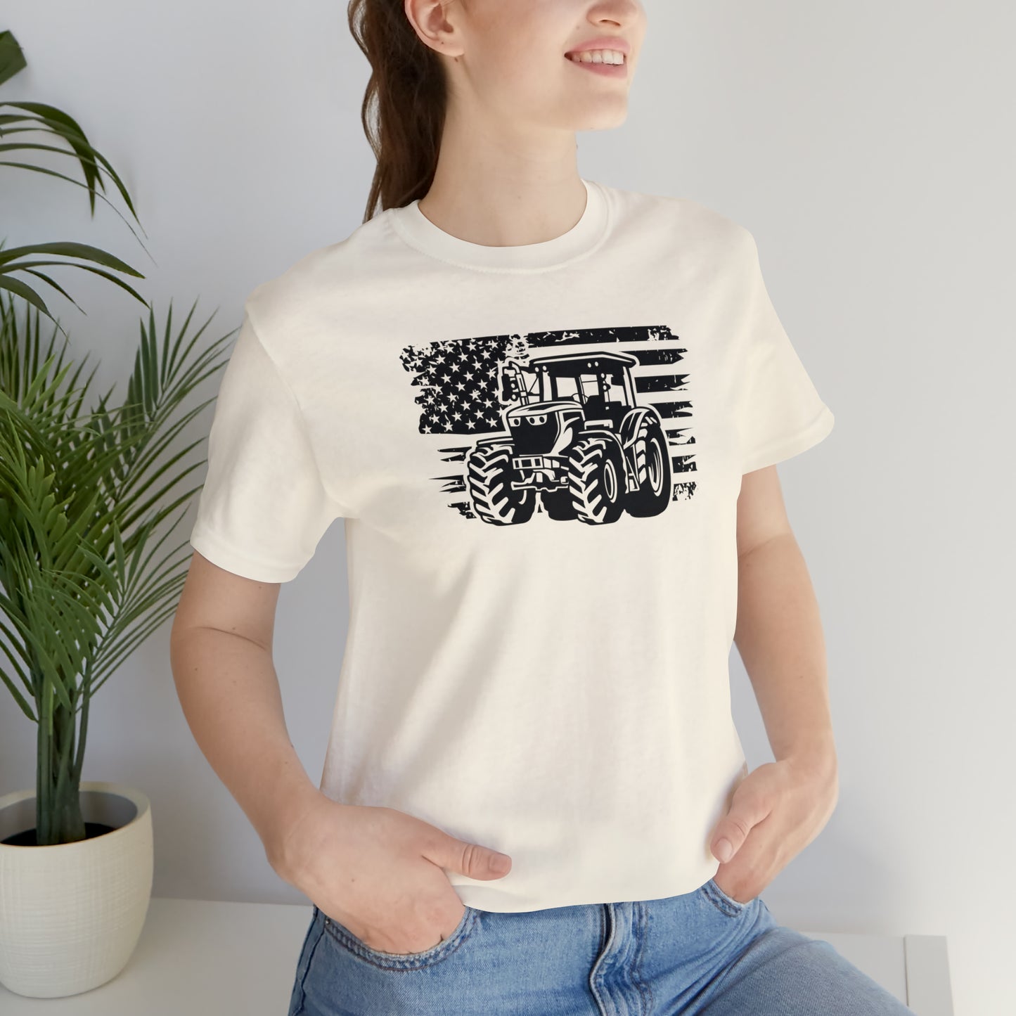 "American Tractor" Unisex Jersey Short Sleeve Tee