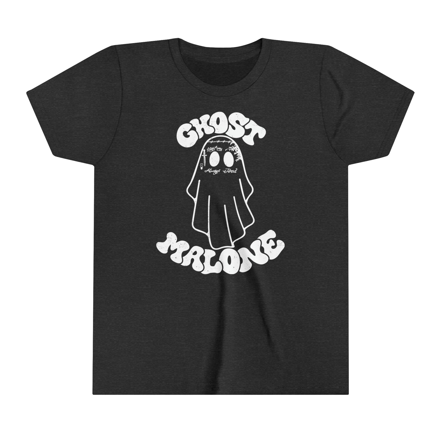 Ghost Malone Halloween Youth Short Sleeve Tee