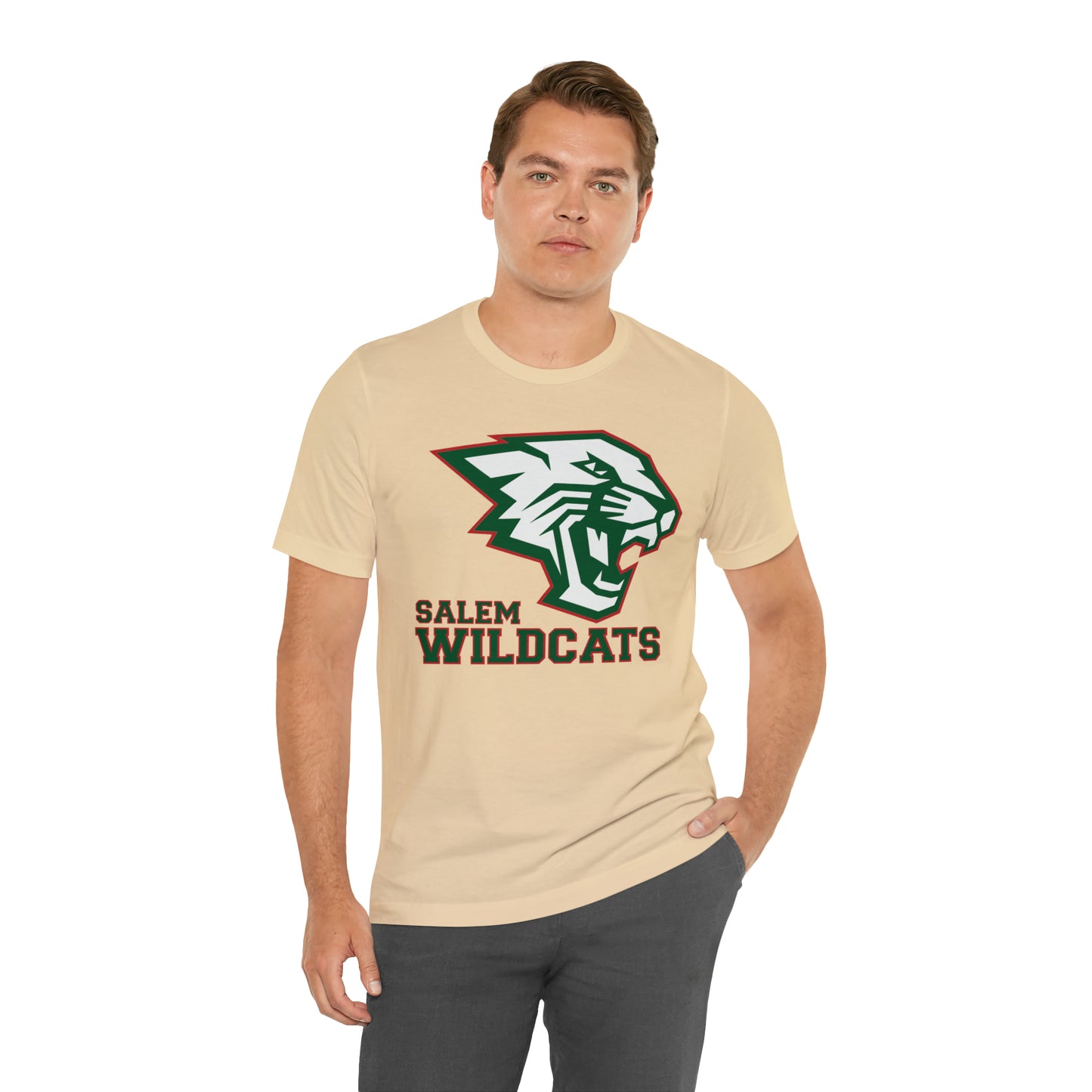 Salem Wildcats Jersey Short Sleeve Tee - Green Print