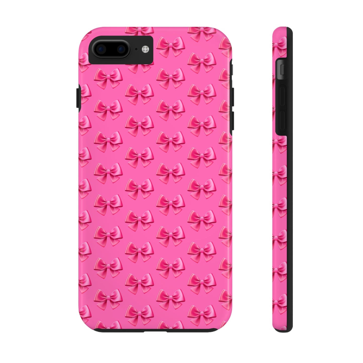 Barbie Pink Bows Themed Tough Phone Cases