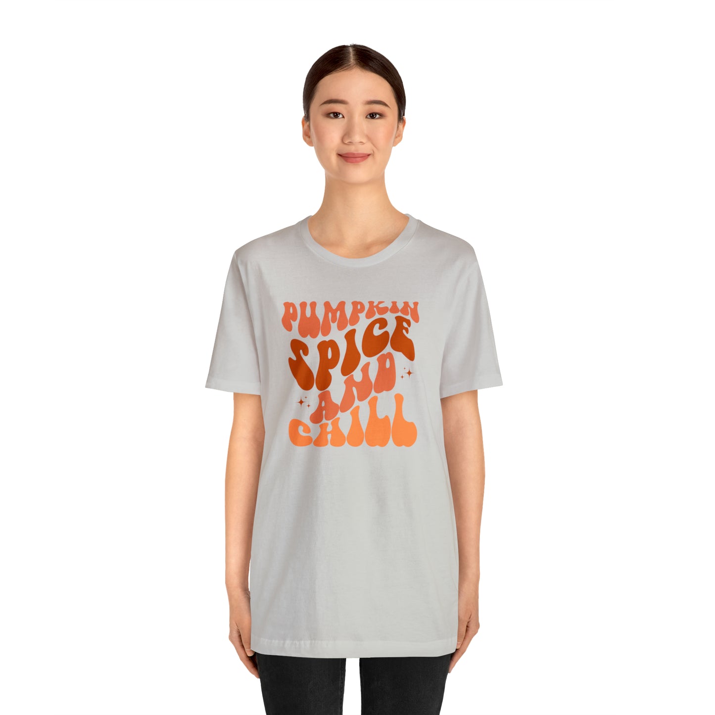 Pumpkin Spice and Chill Teacher T-Shirt