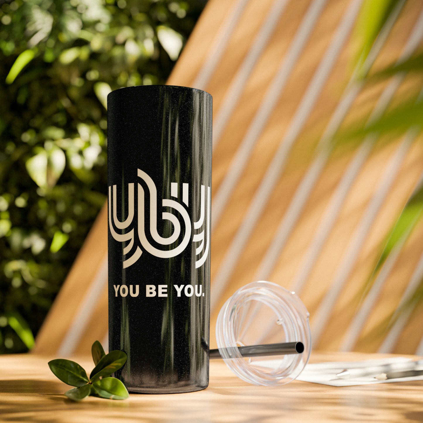 You Be You Skinny Tumbler with Straw, 20oz