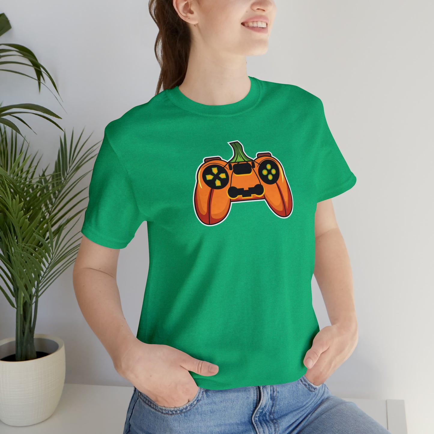 Halloween Pumpkin Gaming Jack-O-Lantern T-Shirt