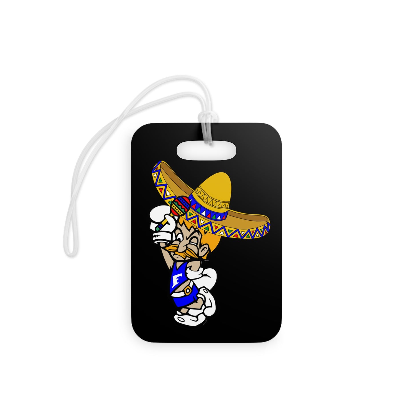 Sombrero Midget Luggage Tags - Black