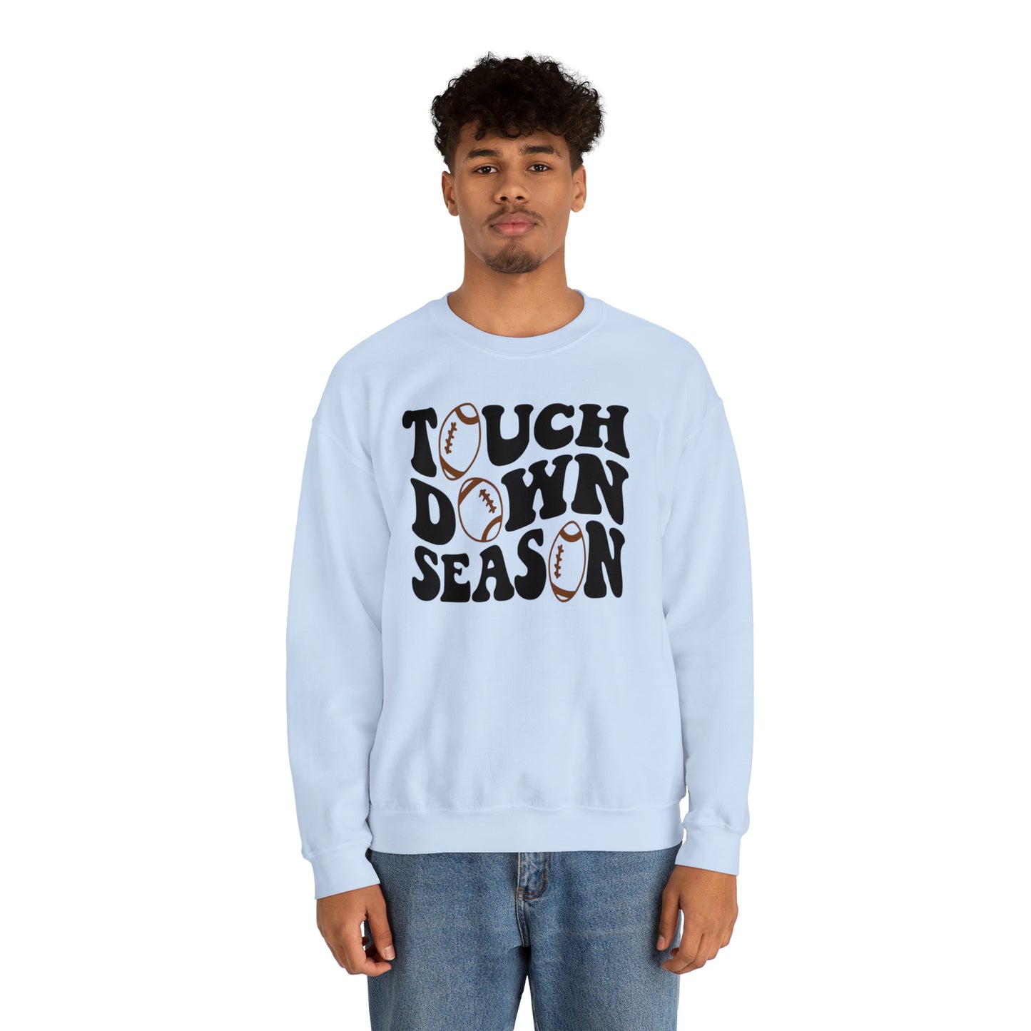 Touch Down Season Heavy Blend™ Crewneck Sweatshirt