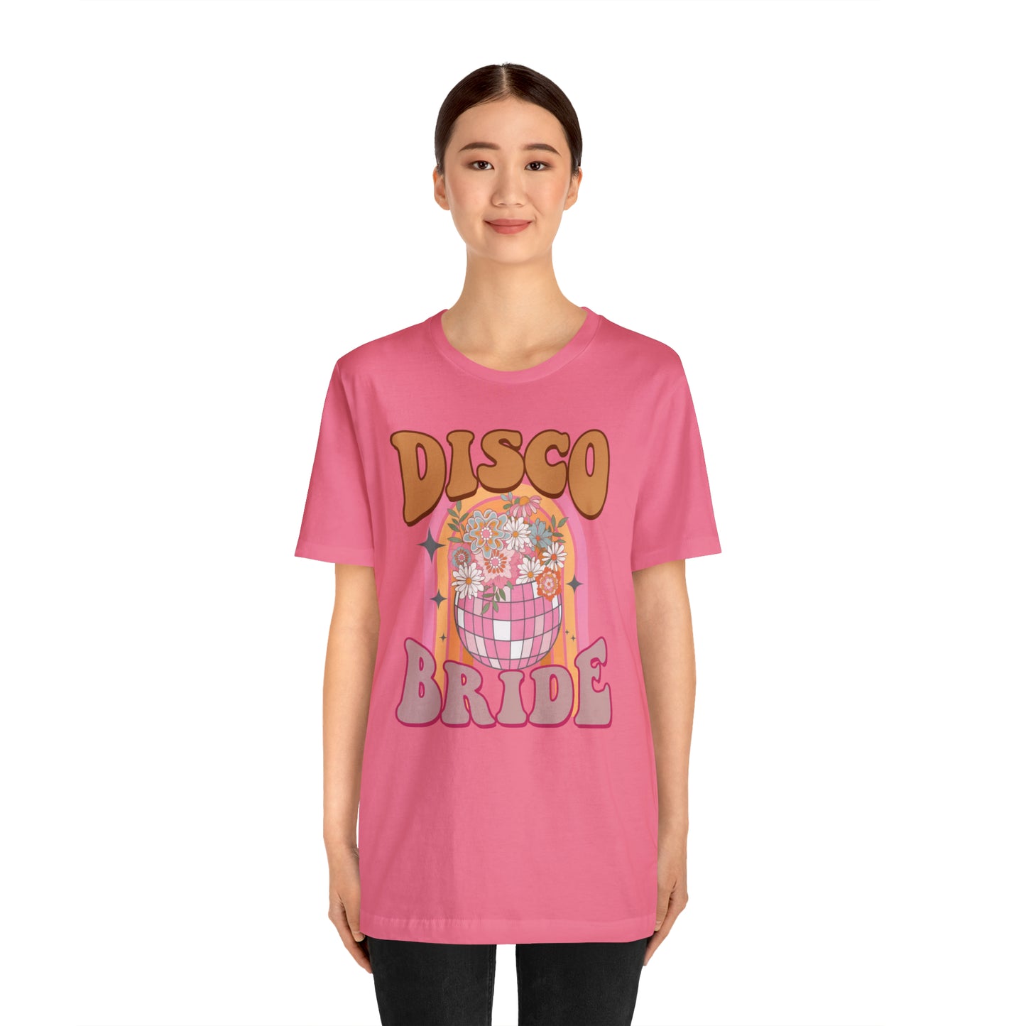 Retro Disco Bride Mirror Ball T-Shirt