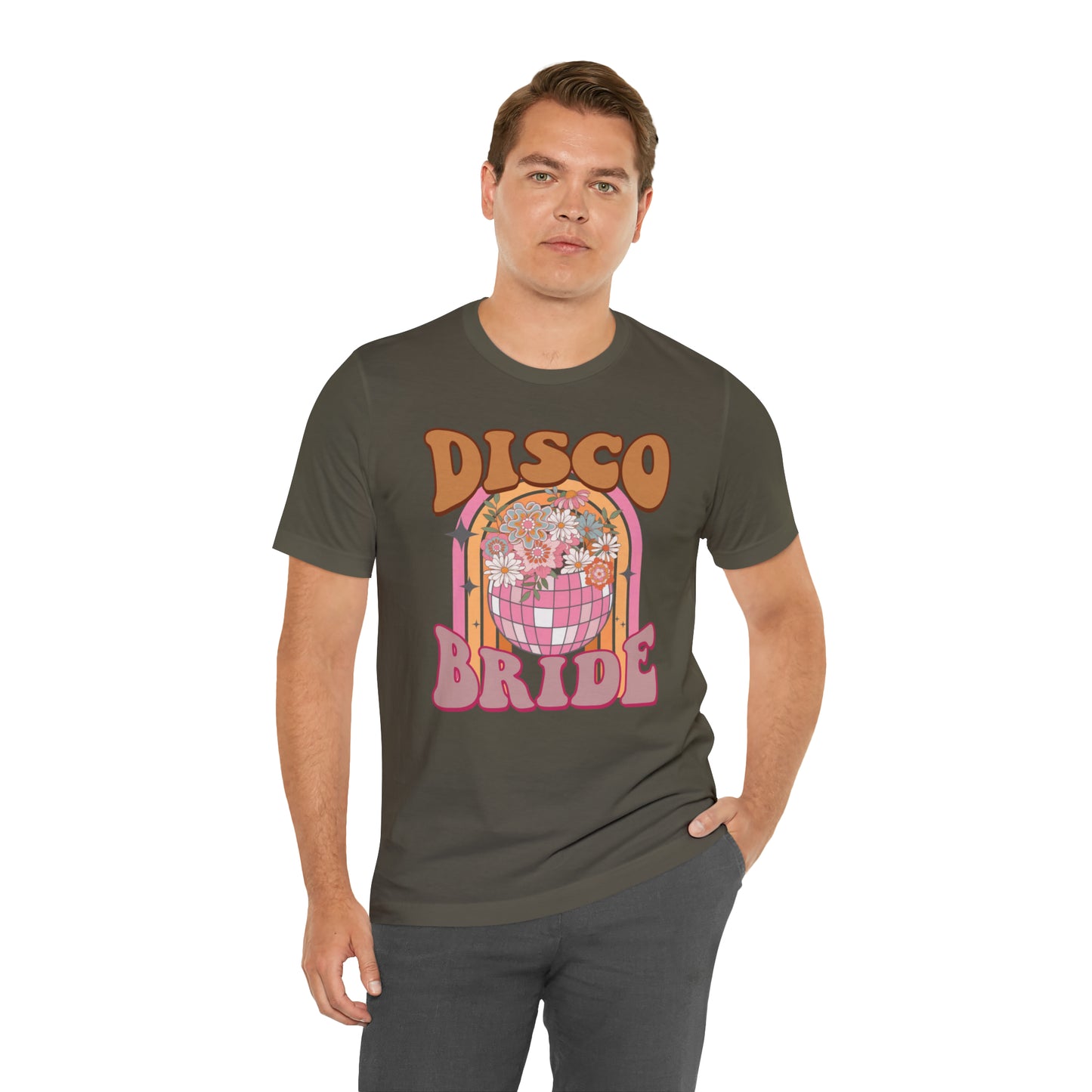 Retro Disco Bride Mirror Ball T-Shirt