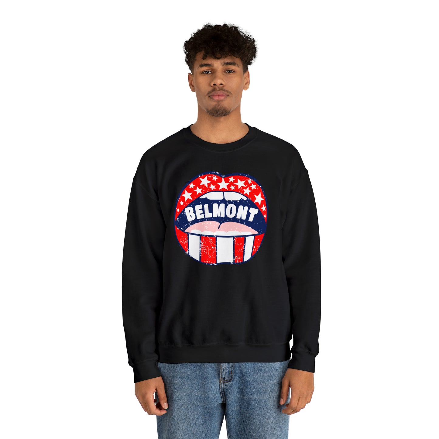 Belmont University Lips Crewneck Sweatshirt