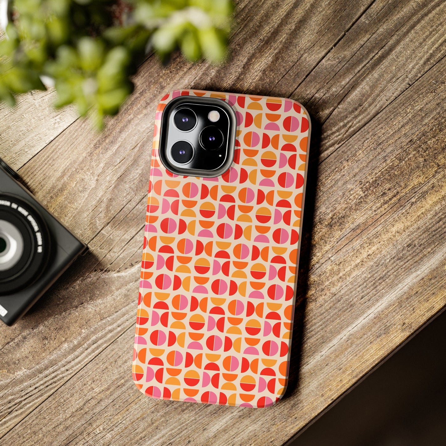 Retro Circle Tough Phone Cases