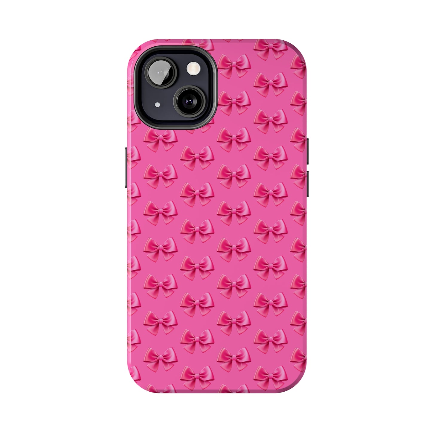 Barbie Pink Bows Themed Tough Phone Cases