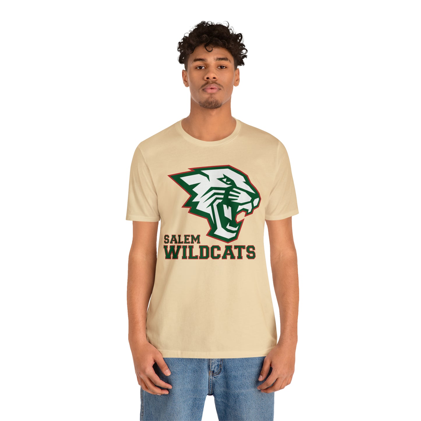 Salem Wildcats Jersey Short Sleeve Tee - Green Print